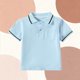 thumbnail image 4 of Odeerbi Camisas de Golf de Algodón de Niños y Niñas de Color Sólido Uniforme de La Escuela Botón de Solapa Camisas de Tenis de Manga Corta Con Bolsillo, 4 of 9