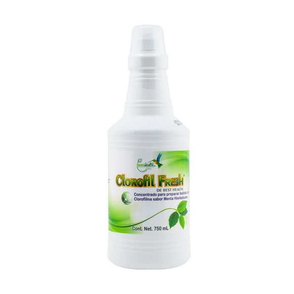 Clorofil Fresh Sabor Menta-Hierbabuena BEST HEALTH Concentrado de Clorofila Líquida 750 ml