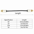 thumbnail image 6 of Coaxial Digital Audio Cable Gold-Plated & Braided Subwoofer Cable RCA Male to Male HiFi SPDIF Stereo Audio Cable, 6 of 7