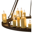 thumbnail image 2 of Meyda Tiffany 165065 Deina 24 Light 49" Wide Taper Candle Ring Chandelier - Rust, 2 of 3