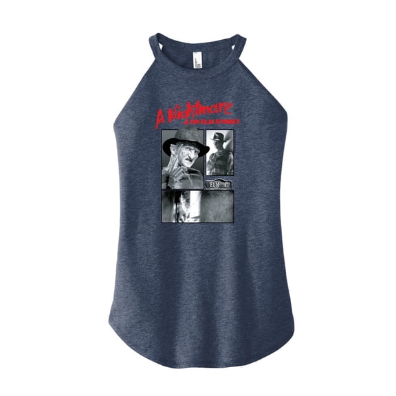 Nightmare on Elm Street - Elm Street Freddy - Juniors High Neck Tank Top