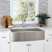 Stainless Steel 36 Inch Single Bowl Apron Front Farmhouse Kitchen Sink