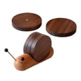 thumbnail image 2 of 5 posavasos de madera para decoración de bar, con forma de caracol, multiusos para el hogar. Color B, 2 of 9