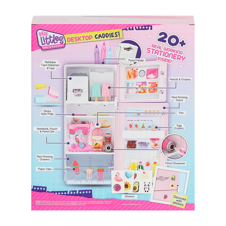 REAL LITTLES My Rainbow Collection, Roller Case, Fridge and Locker Desk  Caddies in One Pack! Plus 57 Mini Toy Surprises! |  Exclusive