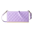 thumbnail image 5 of For Samsung Galaxy S20 Wallet Phone Case,PU Leather Folio Flip Kickstand,With Wrist Strap&Shoulder Strap,Card Slots,Shockproof Rugged Anti-fall Crossbody Phone Case Cover,Purple, 5 of 9