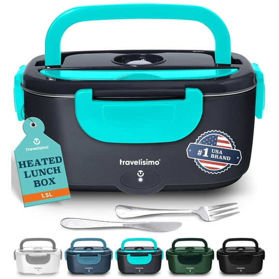 Electric Lunch Box For Adults 80w Heated Lunch Box 12/24/110v 1.5l Self Heating