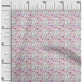 thumbnail image 2 of oneOone Tissu Popeline de Coton Rose Fuchsia Matériel de Robe Florale Tissu Imprimé Tissu au Mètre 42 Pouces de Large, 2 of 5
