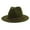 Army Green, variant on WTXUE Fedora Hat Wide Brim Hat Hat with Belt Men Women Unisex Festival Spring Winter Wedding Prom Hat Flat Cap Cooling Hat Outdoor Hat Army Green One Size