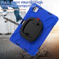 thumbnail image 5 of For iPad Pro 11 inch M5 2025/M4 2024 Case, 360 Rotatable Handle Stand, Shoulder Strap, Drop-Proof Design, Blue, 5 of 7