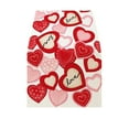 thumbnail image 2 of Valentine's Day Love Heart Table Runner 35.43×12.99in Pink Red Hearts Kitchen Dining Table Decor for Indoor Outdoor Anniversary Wedding Home Party Decoration 4 Sizes Available, 2 of 6
