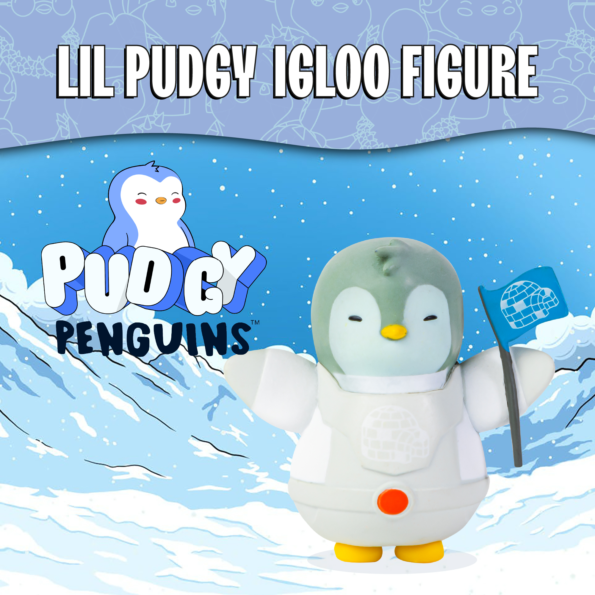 Pudgy Penguins Collectible Figures 1 Igloo Pack, 12 Styles to Collect - image 3 of 7
