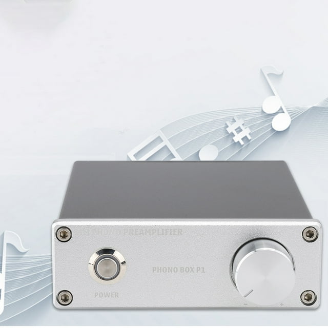 Registro Chapado En Oro Para Entrada Salida PHONO BOX P1 MM Amplificador De Tocadiscos