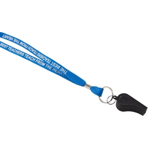 SICURIX Best Teachers Inspirational Lanyard, Assorted, 1 Each (Quantity)