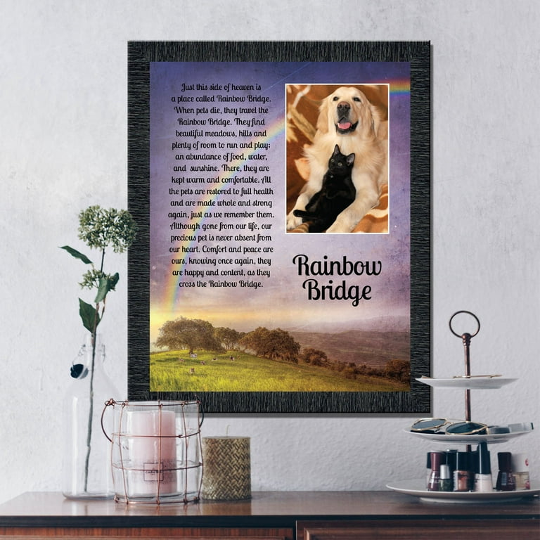 Rainbow Bridge Pet Memorial Gifts - Dog Memorial Gifts, Loss of