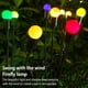 thumbnail image 4 of Naiovety Lámpara de decoración de luz alimentada por energía Solar, 2 piezas, para jardín, pasillo, paisaje, camino, herramienta de Iluminación y accesorios 6 cabezas calientes, 4 of 6