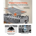 thumbnail image 5 of Family Game Room Foosball Set - 48" Standard Size Durable Table Includes 2 Balls, Score Keeper & Dual Cup Holders, 5 of 11
