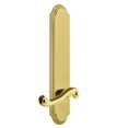 thumbnail image 3 of Grandeur 836622 Arc Solid Brass Tall Plate Rose Right Handed Dummy Door Lever - Nickel, 3 of 6