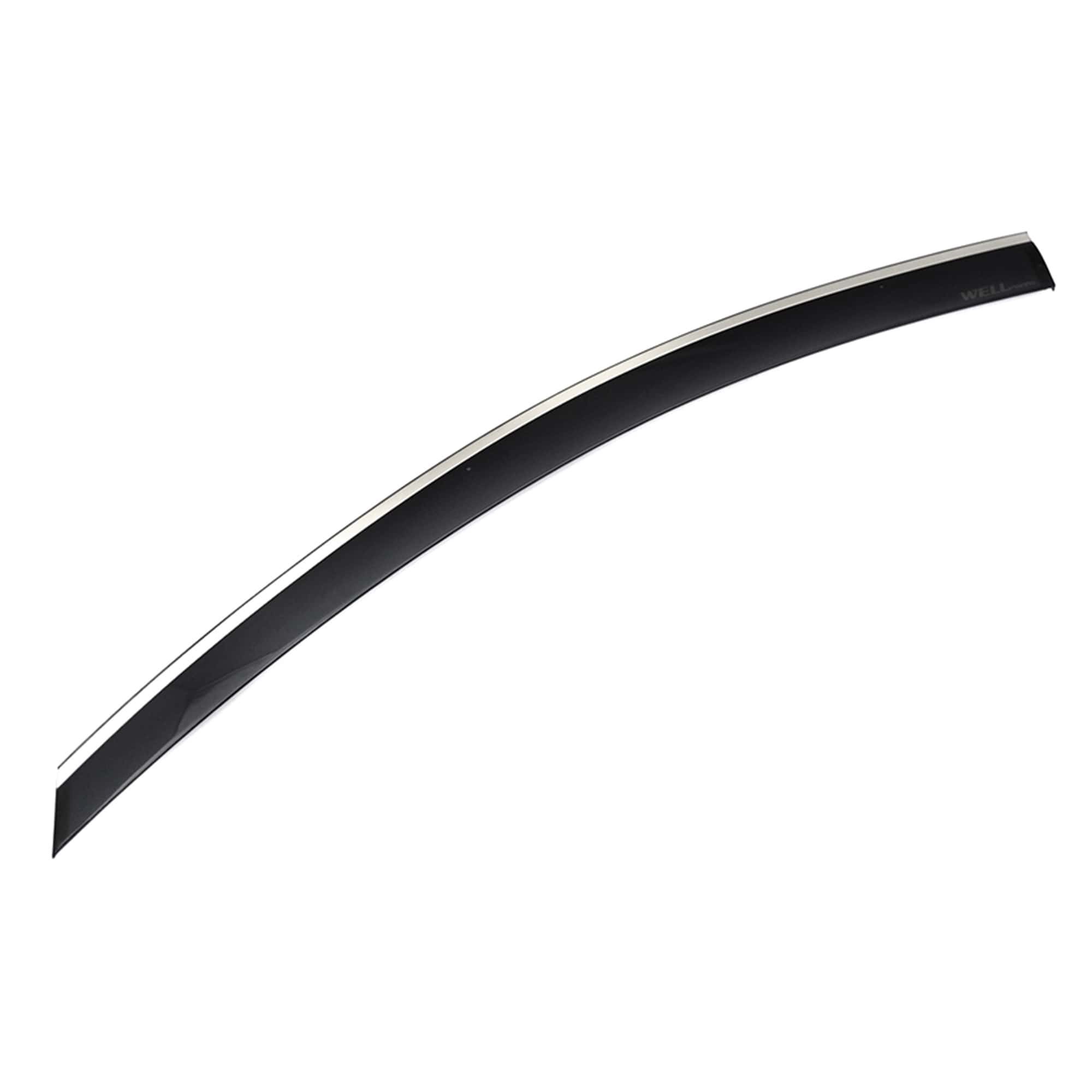 IAC Chrome Style Side Window Visors For 2021+ Toyota Sienna – 4 Piece Set, Transparent Black