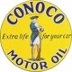 thumbnail image 1 of Placa Metal Vintage Pintura Hierro Redonda Gasolina Arte Pared Bar para El 30x30cm, 1 of 8