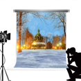 thumbnail image 1 of BSDHOME Polyester Winter White Snow Backdrop for Photography Portable Scenery Photographic Backgrounds for Sculpture Photo Studio 5X7ft, 1 of 4