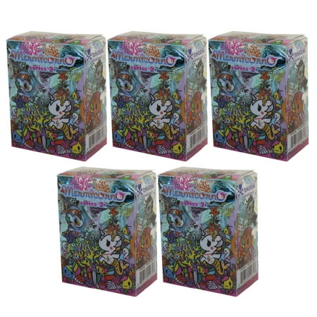 Tokidoki Mini Figures - Mermicornos Series 2 - BLIND BOXES (5 Pack