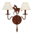 thumbnail image 1 of Meyda 140707 18 in. Braves Run 2 Light Wall Sconce, 1 of 1
