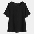 thumbnail image 5 of Womens Tops Casual Short Sleeve Going Out Tops College Corset Western Tshirts Shirts Oversized Blouses for Work Professional Short Sleeve, 5 of 5