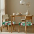 thumbnail image 3 of SEANATIVE Christmas Chair Covers for Dining Chairs Set of 2 Cute Panda Chair Covers with Elastic Band Square Chair Protective Cover Home Dining Room Kitchen Xmas Decor, 3 of 7
