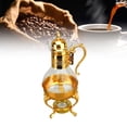 thumbnail image 1 of JUEGO DE CAFETERA DE VIDRIO, 1 JUEGO DE CAFETERA TURCA VINTAGE, Tetera de Vidrio, Tetera Tura, Calentador de Leche y Café, Jarra de Agua Calentable Conta Taza, Té Frío, 1 of 7