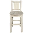 thumbnail image 6 of Homestead Collection Barstool w/ Back, w/ Laser Engraved Bronc Design, Ready to Finish, 6 of 11