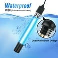 thumbnail image 2 of 7W Aquarium UV Light for 20-100 Gallon Fish Tank Aquarium Light Algae Clean Light Green Machine Algae Remover, for Pond,Swimming Pool,Indoor, 2 of 8