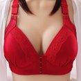 thumbnail image 2 of asdoklhq Sports Bras for Women Plus Size,Woman's Solid Color Bowknot Hollow Out Bra Underwear, 2 of 9