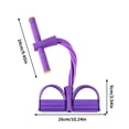 thumbnail image 3 of 21 Fitness Resistance Bands-6 Tube Pedal Ankle Puller, 2026 Pedal Resistance Band with Handle, Multifunction Tension Rope, Exercise Equipment for Home Gym, 3 of 5