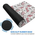 thumbnail image 6 of Long Mouse Pads for Desk,Pink Dinosaurs Palms Bones Pattern Desk Mats on Top Of Desks, Desk Mouse Pad Extra Large with 3mm Non-Slip Base and Stitched Edge for Gaming,Office,Work,Home 31.5"x11.8", 6 of 6