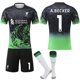 thumbnail image 1 of 2025-2026 Liverpool Special Anniversary Edition Green Football Shirt No.1 A.BECKER, 1 of 2