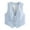 a-Light Blue11637, variant on VNKIDY Women Outerwear Vests Cropped Suit Dressy Vest Solid Color V Neck Sleeveless Button Down Elegant Jacket For Daily Waer Stylish Vests