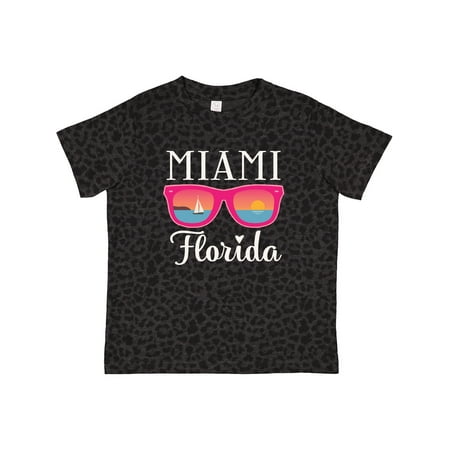 

Inktastic Miami Florida Vacation Beach Trip Gift Toddler Toddler Girl T-Shirt