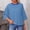 c01Blue, variant on LNWUY Striped Tshirt Women Bow Tie Back,Striped Half Sleeve T Shirts Oversized Crewneck Tee for Daily Wear Vacation Red L