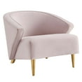thumbnail image 2 of Modway Odyssey Performance Velvet Armchair in Pink, 2 of 8