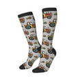 thumbnail image 2 of Fotbe Cartoon Tractor print Women's Men's Novelty Crew Socks Cotton Socks Knee High Socks for Walking,Running,Nurses,Pregnancy, 2 of 9