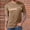 Khaki, variant on Jerdar Men's Casual T-Shirt Short Sleeve Regular Fit Crewneck Tee Summer Graphic Tops with Pocket