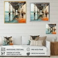 thumbnail image 4 of Designart "Perspective of the Coastal Pier II" Nautical & Beach Canvas Print, 4 of 5