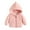 Pink, variant on aidice Baby Clothes Unisex Fleece Zipper up Toddler Jackets Winter Warm Soft Loose Fitted Newborn Coat Outerwear