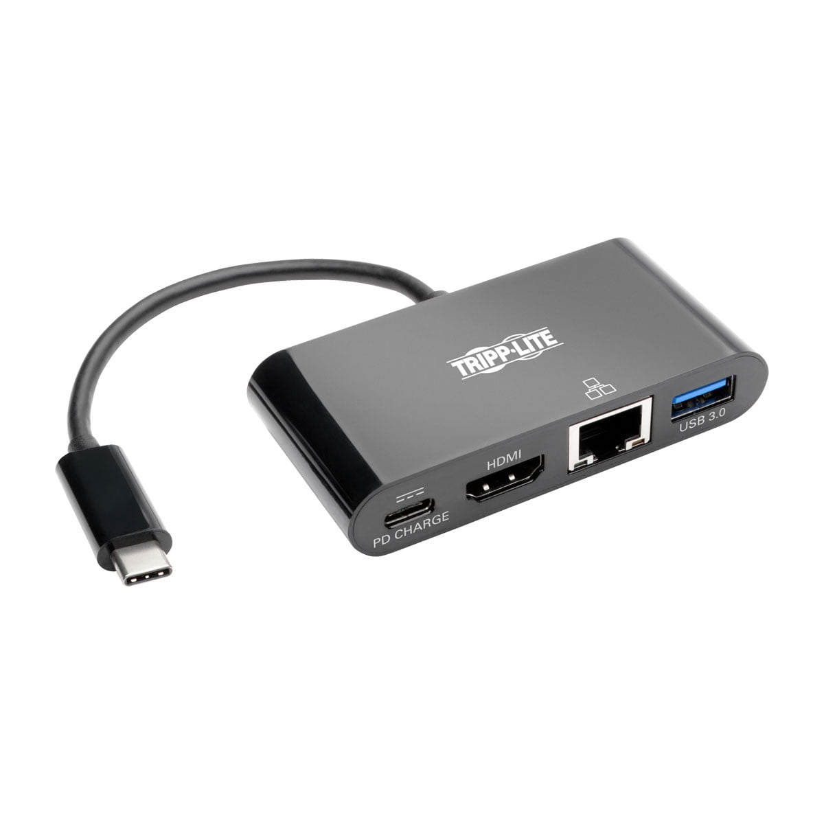 Tripp Lite USBC Multiport Adapter 4K HDMI, Black