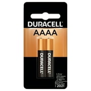 2 Batteries Duracell AAAA 1.5V Alkaline Battery, MX2500,E96,LR8D425