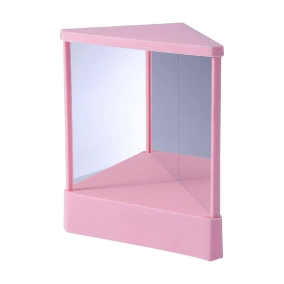 Espejo no reversible Espejo no reversible Espejo invertido para uso cosmético en el hogar rosa