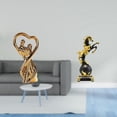 thumbnail image 2 of Figura De Amantes Románticos Y Caballos, Colección De Estatuas Modernas, Escultura De Recuerdo única Para Aniversario, Adorno Central Para Dormitorio, 2 of 8