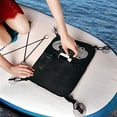 thumbnail image 1 of Sac de Stockage de Planche de Surf, paddle Board Surf Pont Sac de Fixation Net, paddle Board Sac de Stockage en Filet Fermeture Éclair Portable (avec 4 Ventouses), 1 of 10