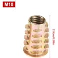 thumbnail image 2 of 10 Pcs M10 x 25mm Hex Drive Head Furniture Zinc Alloy WireNut,Type Threaded Hex Socket Screw, 2 of 5