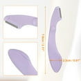 thumbnail image 2 of Unique Bargains 6Pcs Eyebrow Razor Facial Razor Brow Shaper Eyebrow Trimmer Tool Purple ABS Stainless Steel, 2 of 7